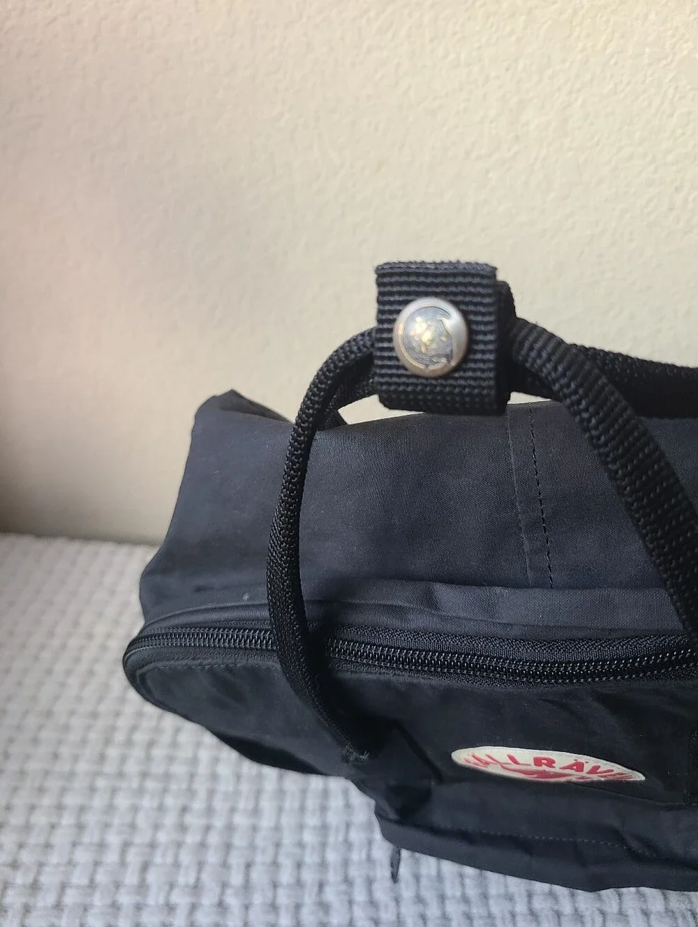 Fjallraven Classic Black Grey Backpack